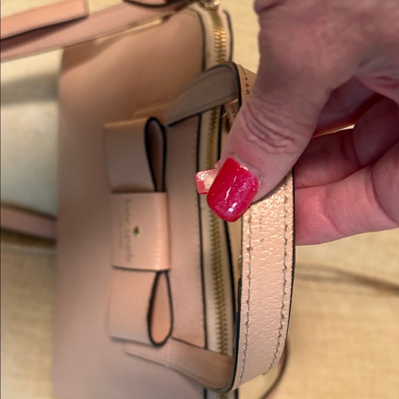 Kate Spade Blush Satchel with Bow Accent - Picture 9 of 10